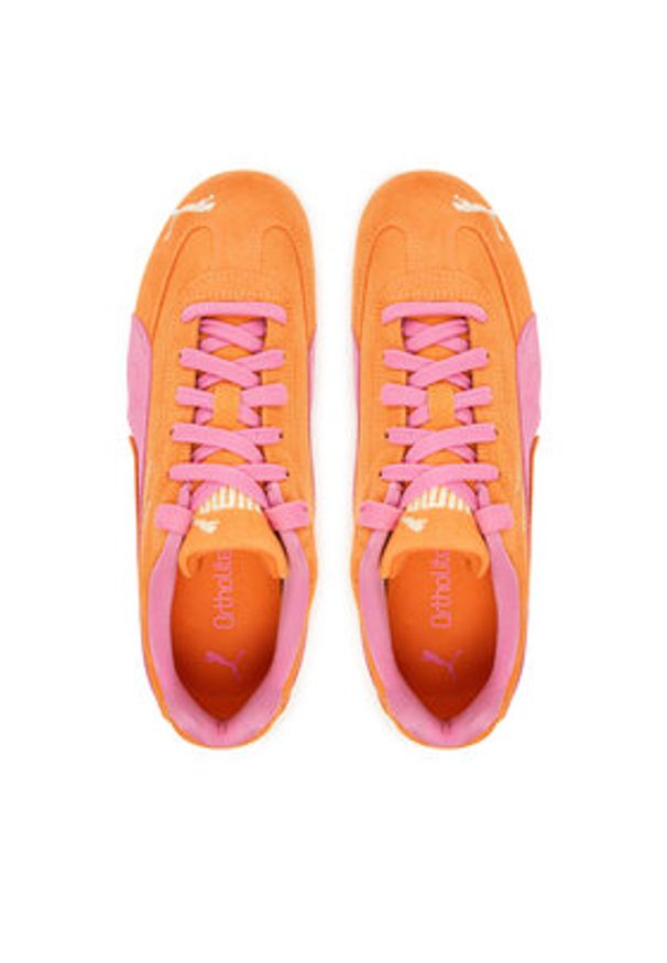 Puma Sneakersy Speedcat OG 398846 50 Pomarańczowy. Kolor: pomarańczowy. Materiał: zamsz, skóra