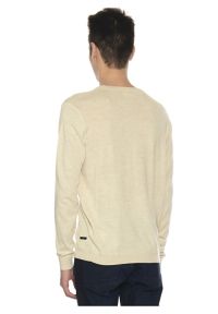 Lee - LEE CREW KNIT MĘSKI SWETER TURTLEDOVE L84BQOCV