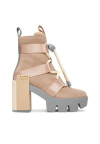 United Nude Botki Grip Nomad Mid II 1076486157 Różowy. Kolor: różowy. Materiał: zamsz, skóra