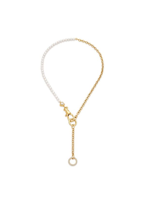 Swarovski Naszyjnik Idyllia 5742961 Złoty. Materiał: metalowe. Kolor: złoty