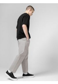 outhorn - Spodnie tkaninowe męskie - szare. Okazja: na co dzień. Kolor: szary. Materiał: tkanina. Styl: casual #2