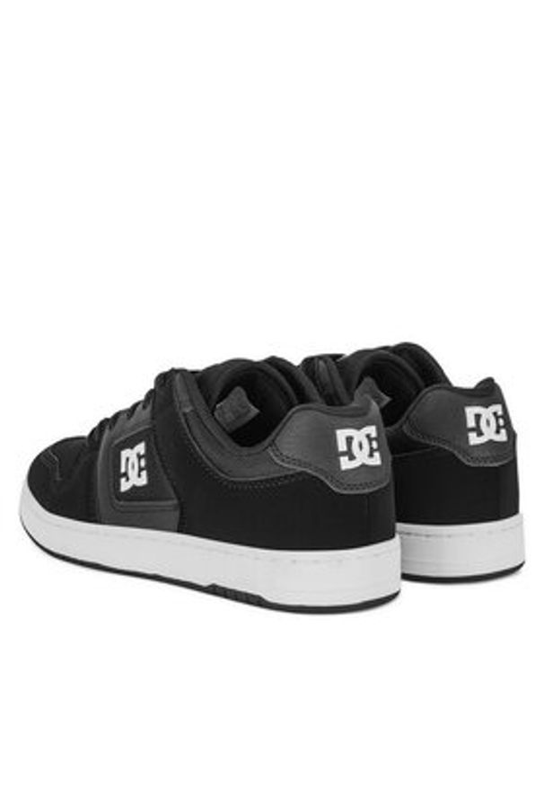 DC Sneakersy MANTECA 4 ADYS100765-BKW Czarny. Kolor: czarny. Materiał: skóra