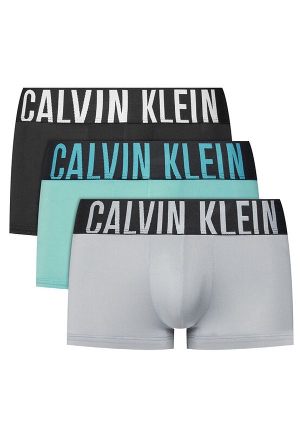 Calvin Klein Underwear Komplet 3 par bokserek 000NB3611A Kolorowy. Materiał: syntetyk. Wzór: kolorowy