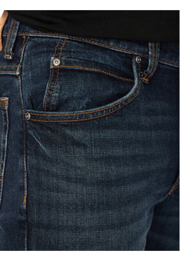 Mustang Jeansy Tramper 1013717 Granatowy Straight Leg. Kolor: niebieski
