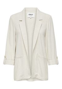 only - ONLY Marynarka Siesta 15322274 Beżowy Loose Fit. Kolor: beżowy. Materiał: wiskoza #4