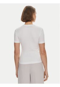 Calvin Klein T-Shirt K20K206553 Biały Slim Fit. Kolor: biały