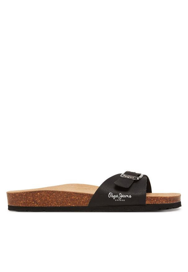 Klapki Pepe Jeans. Kolor: czarny