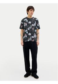 Jack & Jones - Jack&Jones T-Shirt Almeria 12276912 Czarny Regular Fit. Kolor: czarny. Materiał: bawełna
