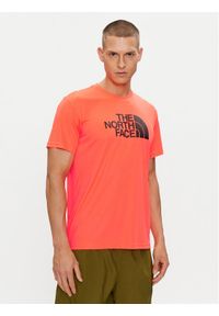 The North Face Koszulka techniczna Reaxion Easy NF0A4CDV Pomarańczowy Regular Fit. Kolor: pomarańczowy. Materiał: syntetyk #1
