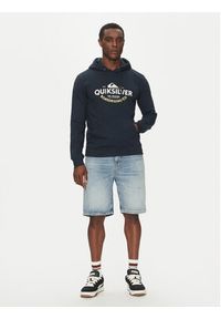 Quiksilver Bluza EQYFT05089 Granatowy Regular Fit. Kolor: niebieski. Materiał: bawełna #3