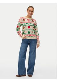 Vero Moda Sweter New Christmas 10334011 Kolorowy Regular Fit. Materiał: syntetyk. Wzór: kolorowy #2
