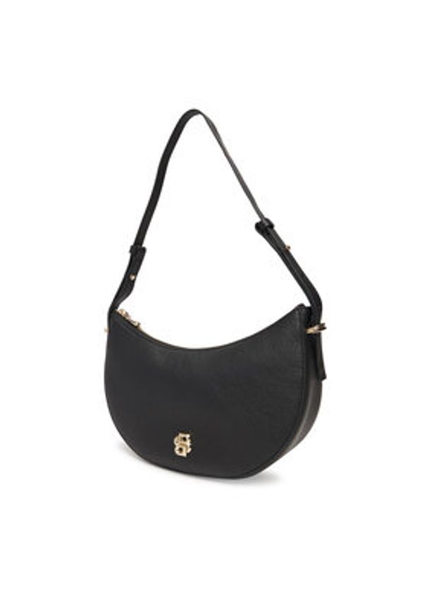 BOSS Torebka 50547705 Czarny. Kolor: czarny. Materiał: skórzane