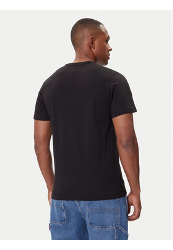 Tommy Jeans T-Shirt Tjm Classic DM0DM09598 Czarny Regular Fit. Kolor: czarny. Materiał: bawełna