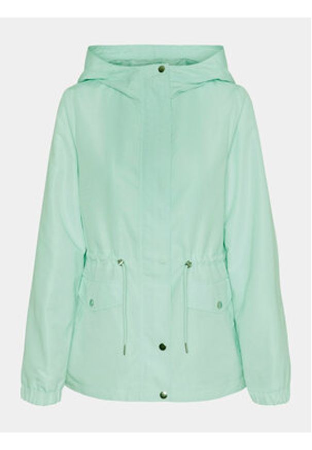 Vero Moda Parka Paisley 10301577 Niebieski Regular Fit. Kolor: niebieski. Materiał: syntetyk. Wzór: paisley