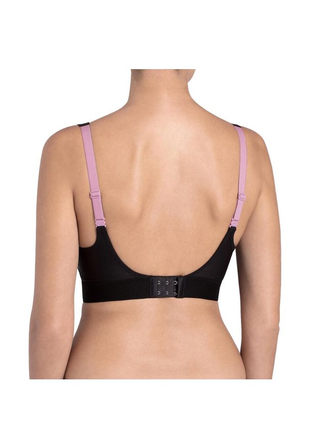 TRIACTION - Stanik do biegania Extreme Lite z wysoki poziomem podtrzymywania. Kolor: czarny. Materiał: poliamid, elastan. Sport: bieganie