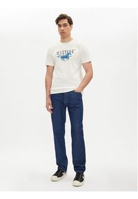 Mustang T-Shirt Austin 1016484 Biały Regular Fit. Kolor: biały. Materiał: bawełna #5