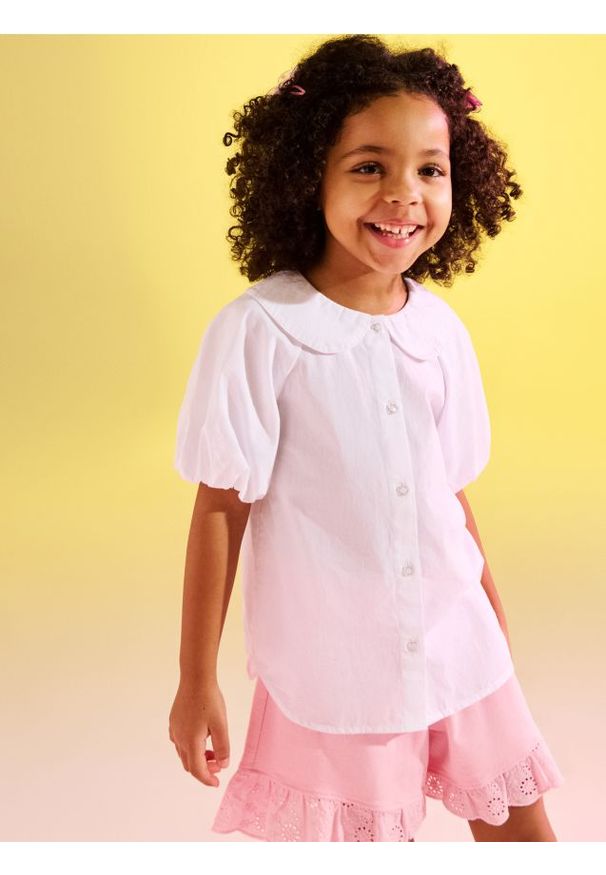 Sinsay - Bawełniane szorty - różowy. Kolor: różowy. Materiał: bawełna