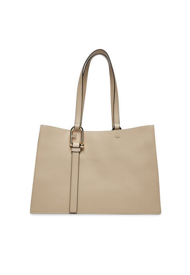 Furla Torebka Nuvola Large WB01371-BX2045-8E000 Beżowy. Kolor: beżowy. Materiał: skórzane