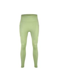 BESHAPED - Legginsy fitness damskie Beshaped Lift Me Up z kieszeniami. Kolor: zielony. Materiał: nylon. Sport: fitness #1