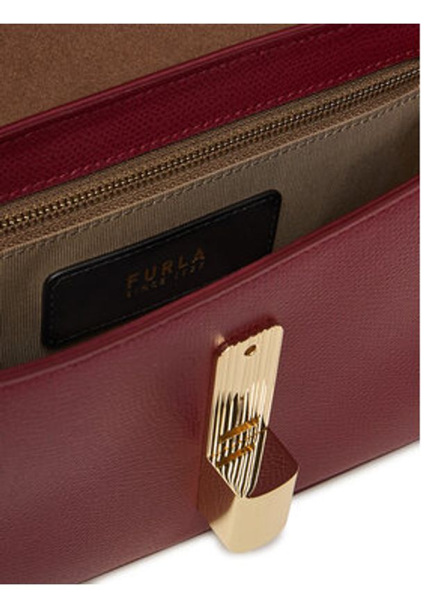 Furla Torebka Iride WB01826 ARE000 CN CGQ00 1007 Czerwony. Kolor: czerwony. Materiał: skórzane