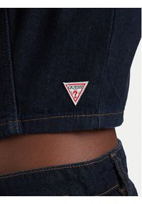 Guess Jeans Kamizelka W6GHZ9 D7971 Granatowy Regular Fit. Kolor: niebieski. Materiał: bawełna #3