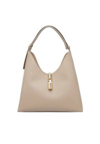 Furla Torebka Goccia M WB01499 BX3104 KH 4488S Beżowy. Kolor: beżowy. Materiał: skórzane #7