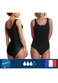 PLIM UNDERWEAR - Menstruacyjny jednoczęściowy strój kąpielowy klasyczny – duża chłonność. Kolor: czarny