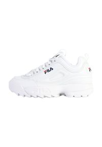 Buty do chodzenia damskie Fila Disruptor. Zapięcie: sznurówki. Kolor: biały. Materiał: materiał, syntetyk. Szerokość cholewki: normalna. Sport: turystyka piesza #1