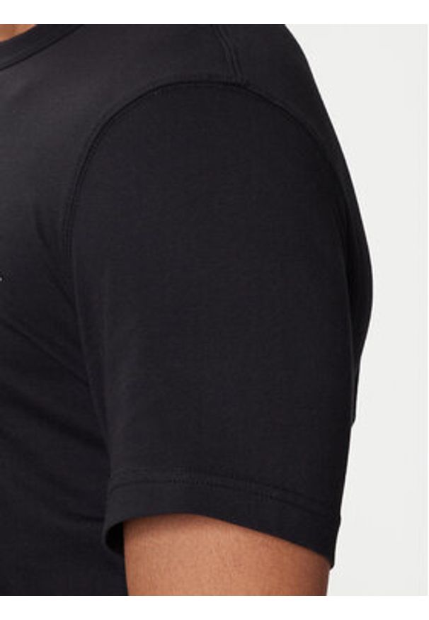 TOMMY HILFIGER - Tommy Hilfiger T-Shirt MW0MW40011 Czarny Regular Fit. Kolor: czarny. Materiał: bawełna