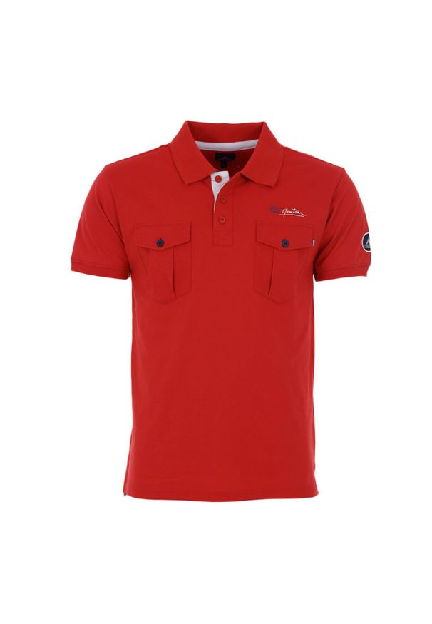 PEAK MOUNTAIN - Polo Peak Mountain Cocheak. Typ kołnierza: polo. Kolor: czerwony