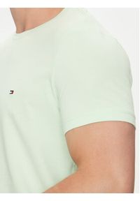 TOMMY HILFIGER - Tommy Hilfiger T-Shirt MW0MW10800 Zielony Slim Fit. Kolor: zielony. Materiał: bawełna #4