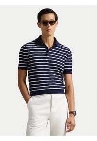 Polo Ralph Lauren Polo 710B13894002 Granatowy Regular Fit. Typ kołnierza: polo. Kolor: niebieski. Materiał: bawełna #1