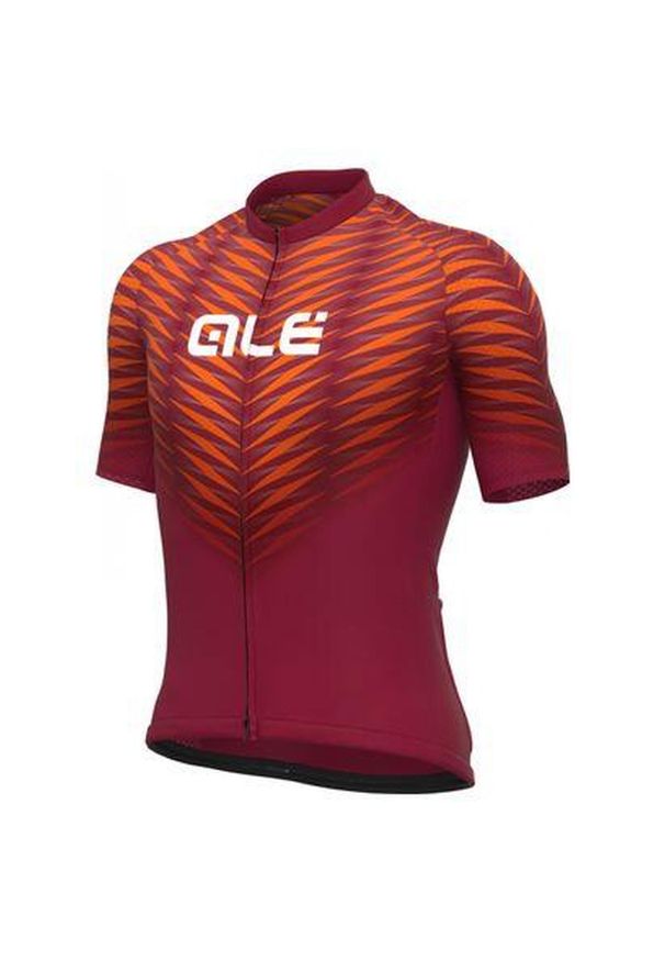 ALÉ CYCLING - Koszulka rowerowa męska Alé Cycling Solid Thorn S Pomarańczowo-bordowy. Kolor: czerwony, różowy, wielokolorowy