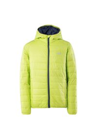 BEJO - Kurtka dziecięca z kapturem Bejo Loke. Typ kołnierza: kaptur. Kolor: żółty, wielokolorowy, zielony. Materiał: puch #1
