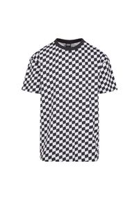 Oversizowa koszulka w kratę Urban Classics. Kolor: czarny. Materiał: bawełna #1