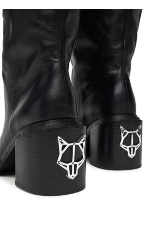 Naked Wolfe Kozaki Nature Nappa Prince Czarny. Kolor: czarny. Materiał: skóra