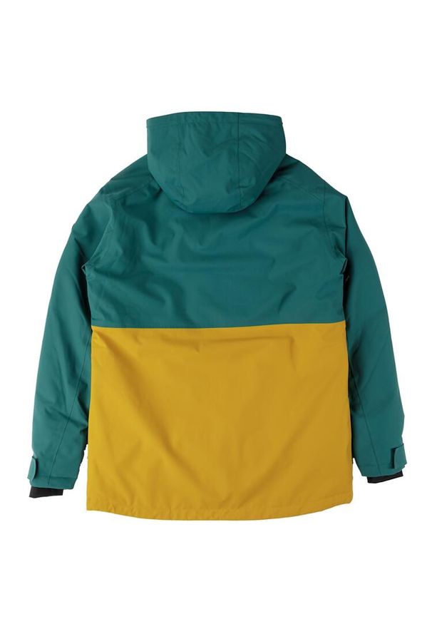 Kurtka snowboardowa męska Colourwear Block. Kolor: zielony, żółty, wielokolorowy. Sport: snowboard