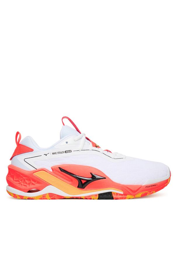 Buty halowe Mizuno. Kolor: pomarańczowy. Model: Mizuno Wave