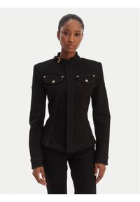 Versace Jeans Couture Kurtka przejściowa 80HAS458 DT037 Czarny Slim Fit. Kolor: czarny. Materiał: bawełna #1