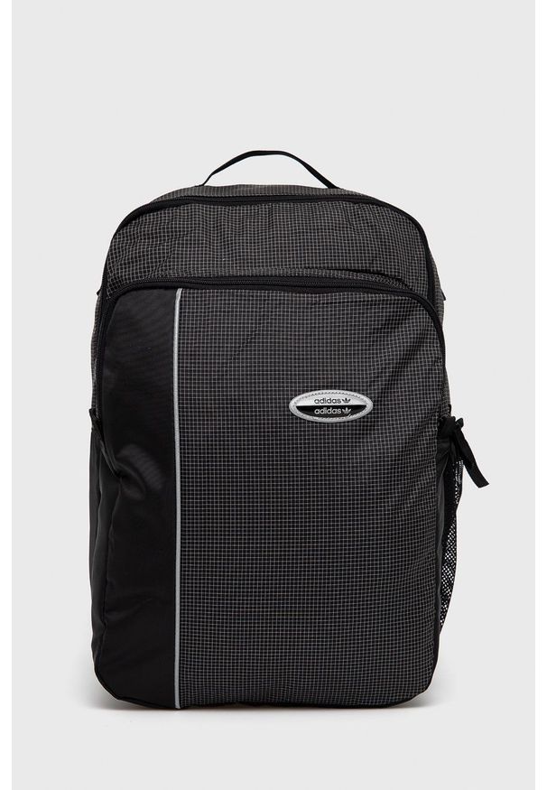 adidas Originals plecak HD9650 kolor czarny duży wzorzysty. Kolor: czarny. Materiał: materiał