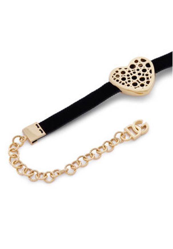 DOLCE & GABBANA - Dolce&Gabbana Choker WNQ8S1 W1111 Czarny. Materiał: metalowe. Kolor: czarny