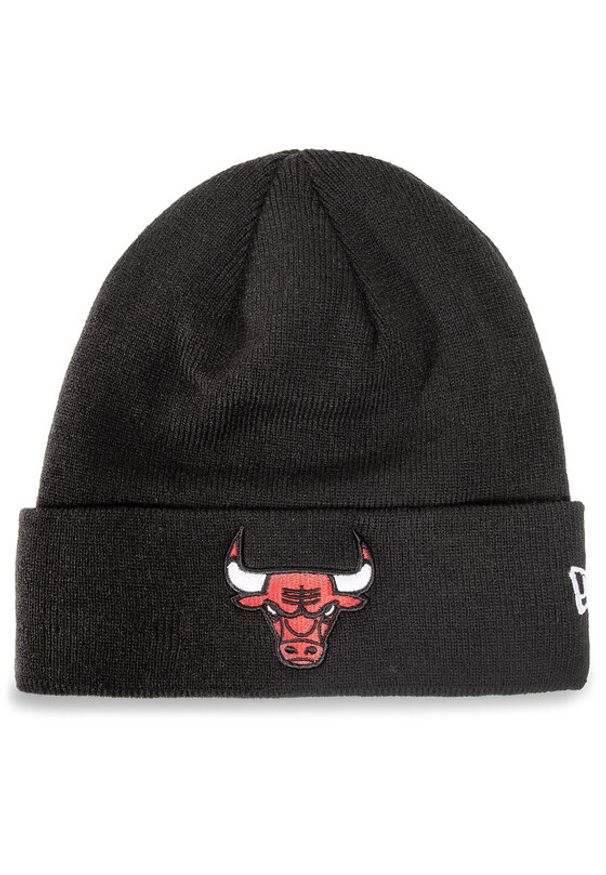 New Era Czapka Nba Essential Knit 12156075 Czarny. Kolor: czarny. Materiał: materiał