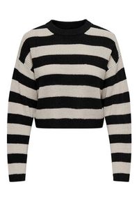 only - ONLY Sweter Malavi 15284453 Czarny Regular Fit. Kolor: czarny. Materiał: syntetyk #5