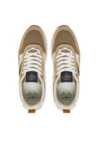 Aeronautica Militare Sneakersy 251SC283CT3544 Beżowy. Kolor: beżowy. Materiał: skóra, zamsz