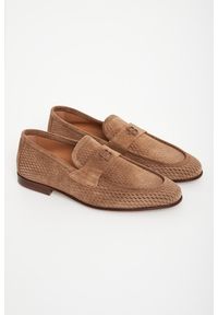 Baldinini - Loafersy męskie zamszowe BALDININI. Materiał: zamsz #1