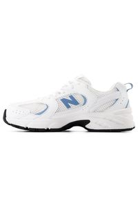 Buty dziecięce New Balance GR530CJ – białe. Okazja: na uczelnię, na co dzień. Kolor: biały. Materiał: guma, materiał, syntetyk. Szerokość cholewki: normalna #2