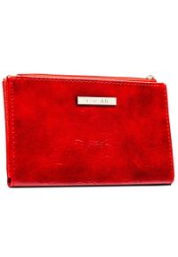 4U CAVALDI - Duży portfel damski wykonany ze skóry ekologicznej w czerwonym kolorze 4U Cavaldi CHWJ-10. Kolor: czerwony. Materiał: skóra ekologiczna #1