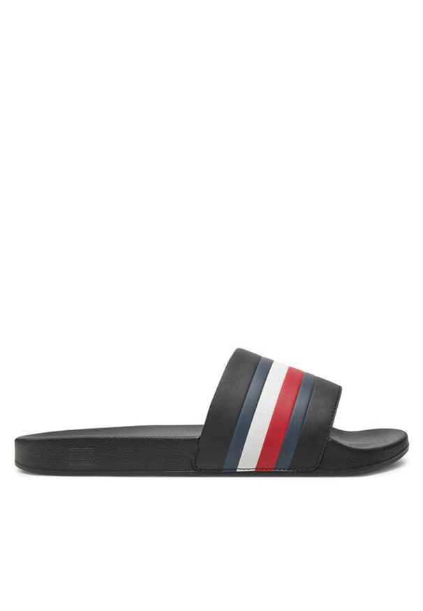 TOMMY HILFIGER - Tommy Hilfiger Klapki FM0FM05233 Czarny. Kolor: czarny