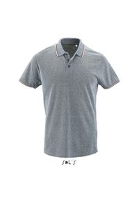 SOL'S - Polo Sol's Paname. Typ kołnierza: polo. Kolor: wielokolorowy, niebieski, szary #1