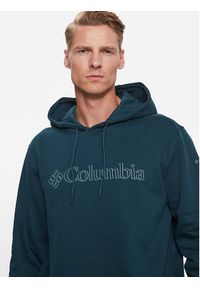 columbia - Columbia Bluza CSC Basic Logo™ II Hoodie 168166 Niebieski Regular Fit. Kolor: niebieski. Materiał: bawełna #2